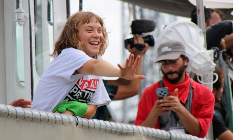 global sumud flotilla gaza palestina greta thunberg